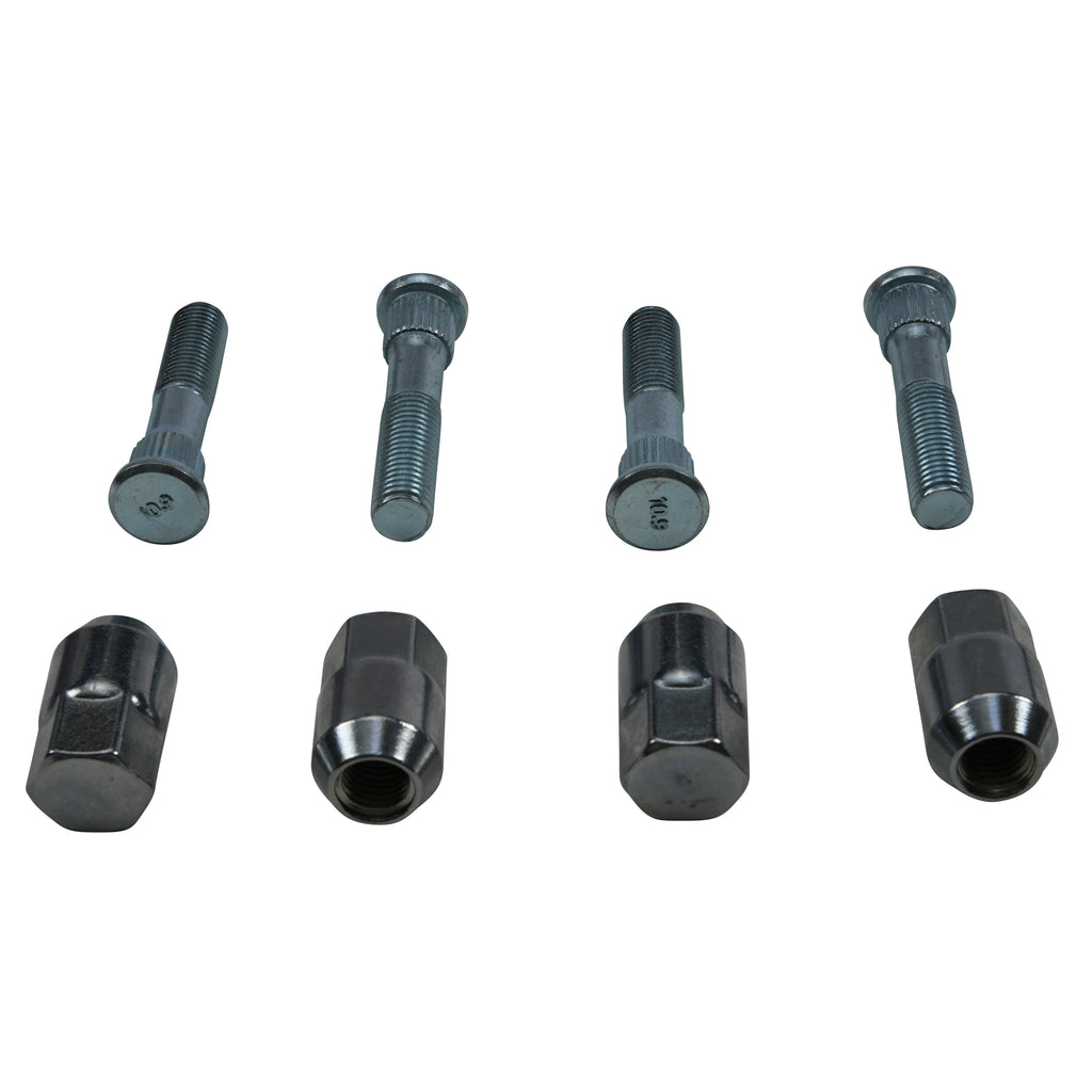 All Balls Wheel Stud Kit 28-51110 with metal wheel studs and fittings for vehicle wheel assembly, branded by All Balls.