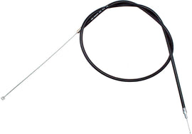 Motion Pro black vinyl throttle cable 70-6055 for motorcycle control lines, showing the flexible cable with protective vinyl coating.