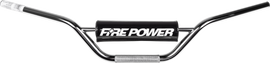 Chrome Fire Power ATV handlebar with sturdy design, featuring the 18-62142 model number, suitable for off-road vehicles.
