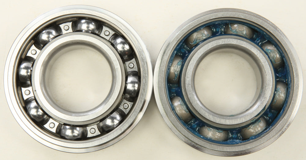 Hot Rods engine main bearing and seal kit with metal components displayed on a white background.