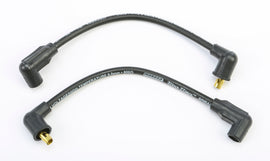 Moroso Ignition Wires Spiral Core Set for 1982-1999 FXR motorcycles, showing the black ignition wires with spiral core design.