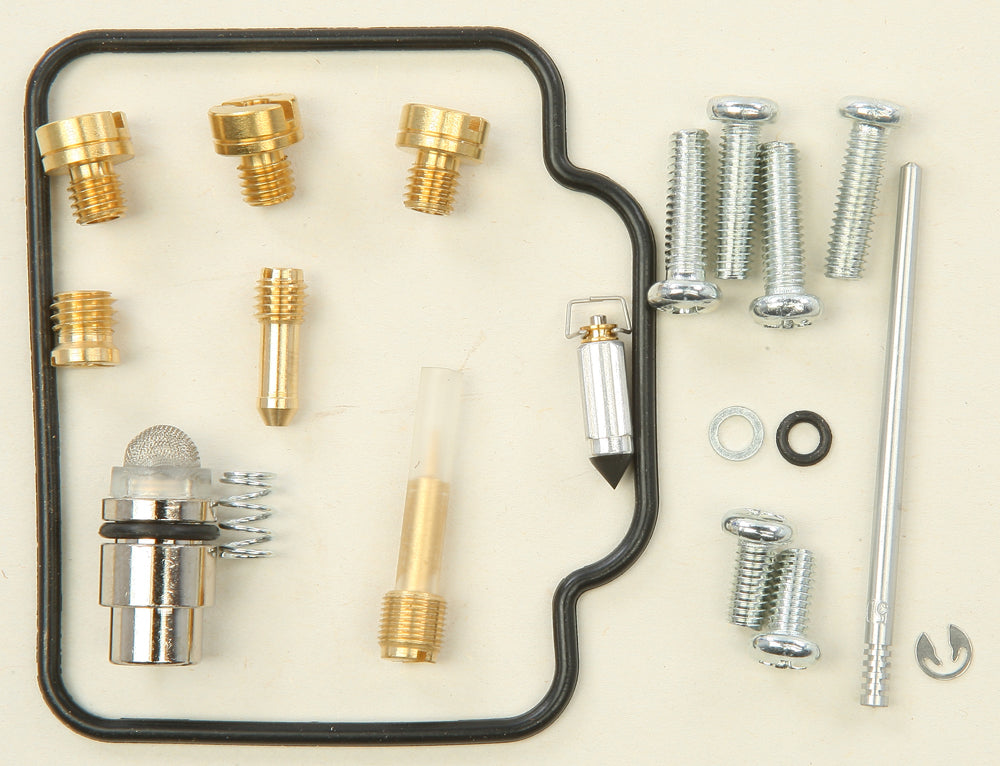 All Balls carburetor repair kit for intake and fuel system, includes gaskets and seals, designed for motorcycle or ATV carburetors.