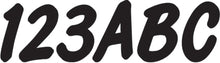 Load image into Gallery viewer, Black Hardline Series 400 registration kit graphics and decals displayed on a surface, showing detailed design and branding elements.