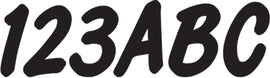 Black Hardline Series 400 registration kit graphics and decals displayed on a surface, showing detailed design and branding elements.