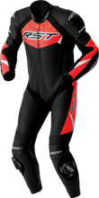 Charger l'image dans la galerie, Tractech Evo D3o Suit Blk/Flo Red Leather Sm