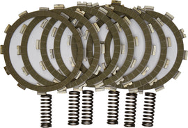 EBC Motorcycle Brakes Street Racer Clutch Kit SRC81 with clutch plates and springs on a motorcycle clutch assembly