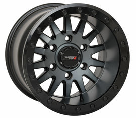 System 3 SB8 15x10 matte brushed grey wheel with 5+5 bolt pattern and 0mm offset, showcasing the sleek design and finish.