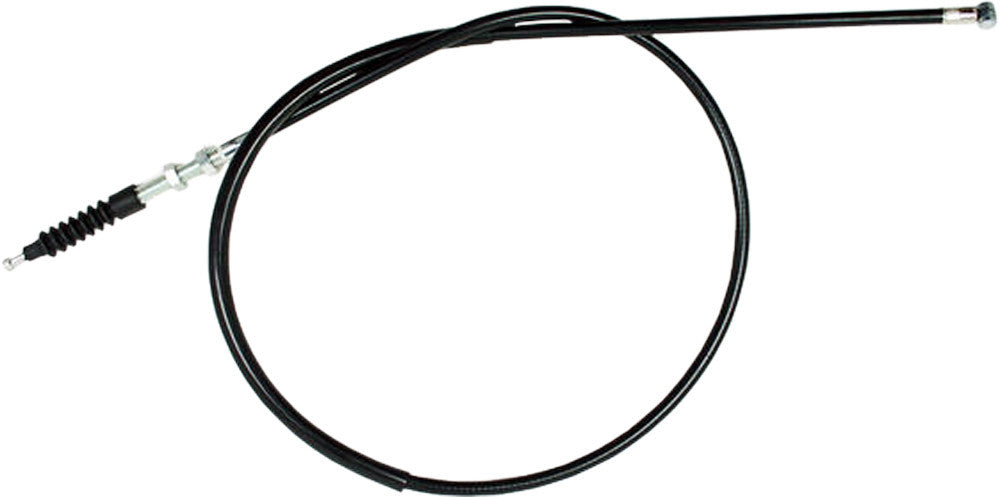 Motion Pro Black Vinyl Clutch Cable 70-5387 for motorcycle, showing the flexible vinyl-coated cable with metal fittings.