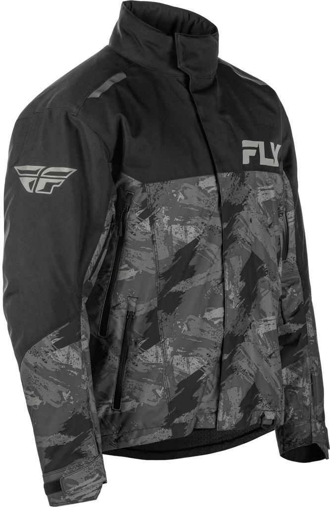 Fly Racing SNX Pro Jacket in black, size 4X, with sleek design and durable fabric, suitable for outdoor riding and racing activities.
