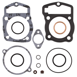 Vertex Top End Gaskets 681-0238, set of engine gaskets and seals with detailed rubber and metal components for top-end engine repair.