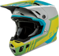 Formula Cc Strike Helmet Matte Grey/Green/Teal Lg