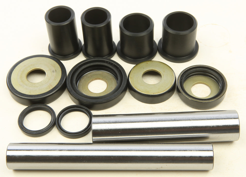 All Balls rear knuckle bushing kit for suspension, showing multiple black rubber bushings in packaging, suitable for vehicle repair.