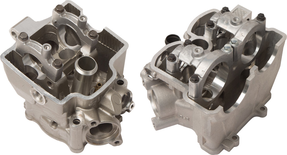 Cylinder Works bronze engine cylinder head kit for Kawasaki Kawasaki 422-3001HD, showing the assembled cylinder head with mounting components.