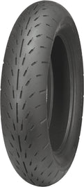 Shinko 003 Stealth Rear Tire 150/80ZR16 radial tire with W speed rating, black rubber tread, sidewall branding, and tread pattern visible