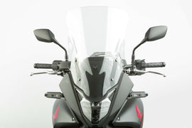 National Cycle Vstream motorcycle windshield with mid light tint, designed for enhanced wind protection and style.