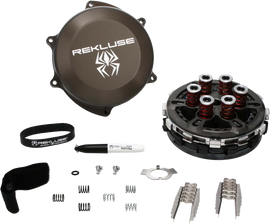 Rekluse Radiuscx 4.0 clutch for Kawasaki, showing the high-performance motorcycle clutch component with detailed design.