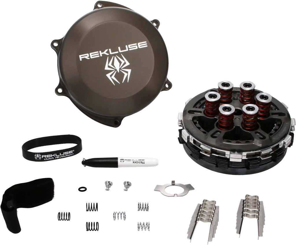 Rekluse Radiuscx 4.0 clutch for Kawasaki 156-6920, showcasing the high-performance motorcycle clutch with intricate mechanical components.