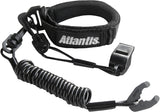 Atlantis - Pro Floating Wrist Lanyard Black W/Whistle - 13-0271