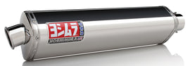 Yoshimura Race Trc Slip-On SS exhaust for motorcycles, featuring a sleek stainless steel design and performance-focused build.