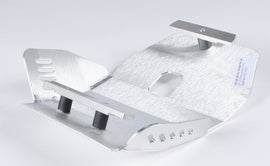 Devol Skid Plate 60-7002, durable motorcycle or vehicle skid plate, with a black finish and mounting points visible.