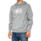 Icon Pullover Hoodie Heather Grey Sm