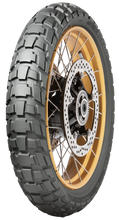 Load image into Gallery viewer, Dunlop Trailmax Raid front motorcycle tire 90/90-21 54T bias-tubeless with rugged tread pattern for off-road riding.