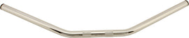 HardDrive 1-inch drag-bar handlebars with 0-inch rise in chrome finish, designed for motorcycle customization.