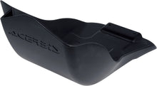 Load image into Gallery viewer, Acerbis black skid plate for street bikes, durable protective motorcycle part with mounting holes and reinforced design.