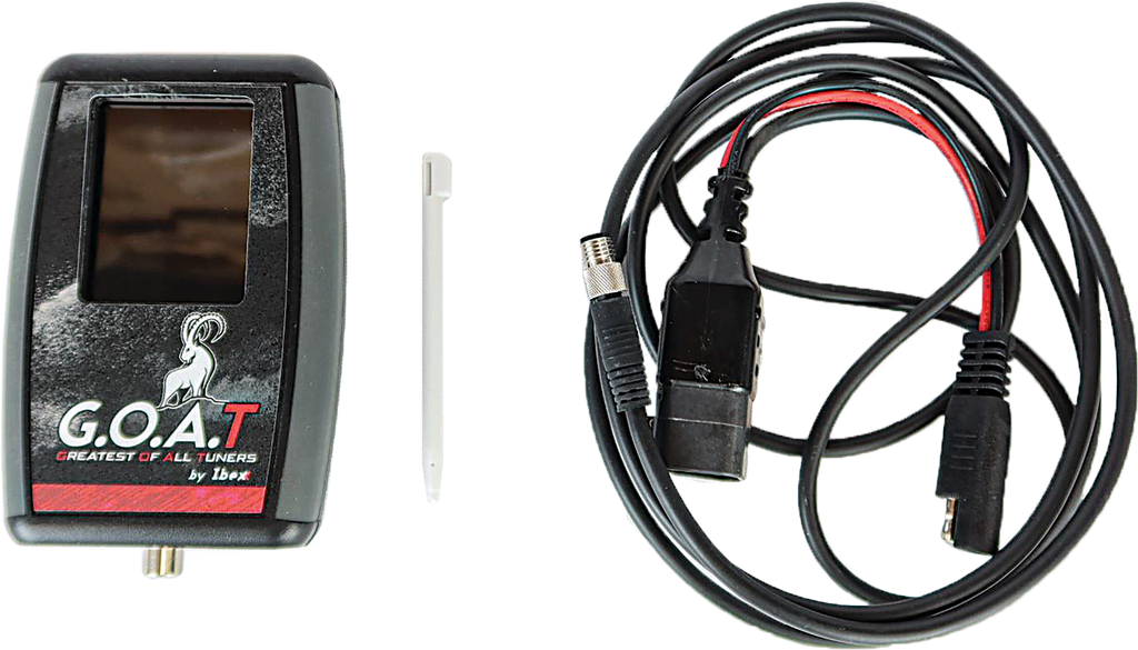 Ibexx Goat Tuner S-D Turbo engine management device with digital display and control buttons, used for vehicle tuning.