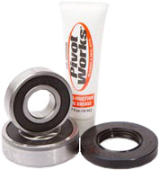 Load image into Gallery viewer, Pivot Works Rear Wheel Bearing Kit 52-02603 for drive applications, featuring multiple bearings and components for motorcycle or bike maintenance.