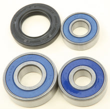 Load image into Gallery viewer, All Balls rear wheel bearing and seal kit for off-road vehicles, featuring metal bearings and durable rubber seals.