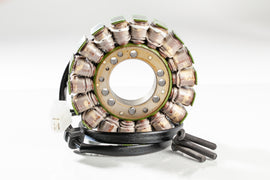 Ricks Motorsport Electric Stator 27-21014 for motorcycle electrical systems, showing the coil and wiring components.