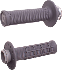 ODI Grips Micro-X Half-Waffle grips for bicycles, featuring a universal fit and textured surface for enhanced grip and control.