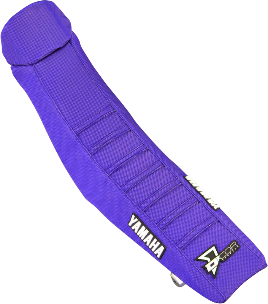 DCOR Yamaha off-road seat cover with durable fabric and custom fit, designed for off-road motorcycle seats.