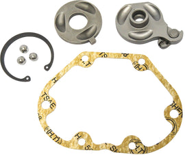 HardDrive clutch release kit with ball ramp retainer and gasket for Big Twin 91-99 motorcycle, includes clutch components.
