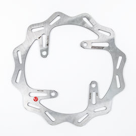 Front braking rotor by Braking, model 32-1336, showing the vented metal disc with mounting holes for vehicle braking system.