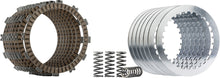 Load image into Gallery viewer, Hinson clutch fiber spring kit for KTM, featuring steel components, shown in a close-up image of clutch parts and springs.