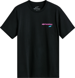 Black Alpine Star No Barrier Ss CSF Tee featuring the brand logo, casual short-sleeve T-shirt with a relaxed fit.