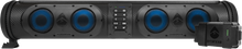 Load image into Gallery viewer, EcoXGear Soundextreme 26-inch battery-powered soundbar with speaker grille and control buttons for portable audio.