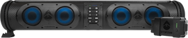 EcoXGear Soundextreme 26-inch battery-powered soundbar with speaker grille and control buttons for portable audio.