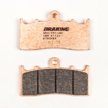 Load image into Gallery viewer, Braking sintered sport brake pad set for enhanced stopping power, featuring durable metal backing plates and friction material.