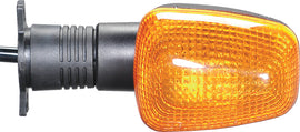 K&S Technologies front turn signal illumination, clear lens with amber bulb, designed for vehicle signaling and safety.