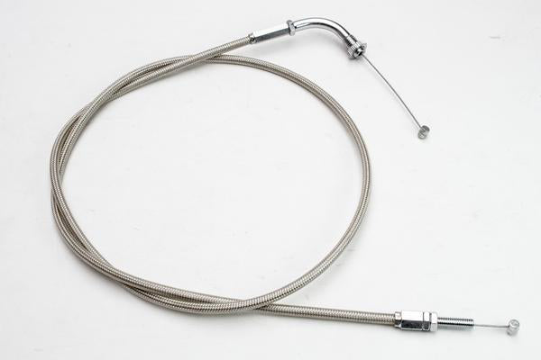 Motion Pro Armor Coat throttle pull cable for motorcycle, featuring durable construction and secure connection for smooth control.