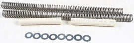 Race Tech suspension fork spring 0.80kg for motorcycle, showing the coiled metal spring in a close-up view.