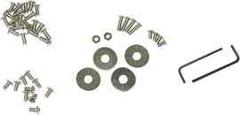 HardDrive luggage hardware kit with saddlebag latch components, including parts 820-54666 and 820-54665, for secure saddlebag mounting.
