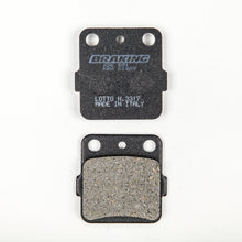 Load image into Gallery viewer, Semi-metallic Braking Brake Pad Set by Braking, showing four brake pads with metal backing and friction material for vehicle braking systems.