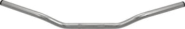 Chrome HardDrive 1-inch drag-bar handlebar with 2-inch rise, designed for motorcycle handlebars, shown in the image.