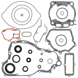Vertex Complete Gasket Set with Oil Seals, automotive gaskets and seals for engine repairs, detailed view of gaskets and seals.