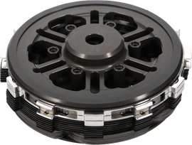 Rekluse Radiuscx 4.0 clutch for Husqvarna and KTM motorcycles, showing detailed view of the clutch assembly and components.