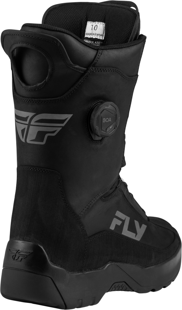 Inversion Double Boa Boot Black Sz 12